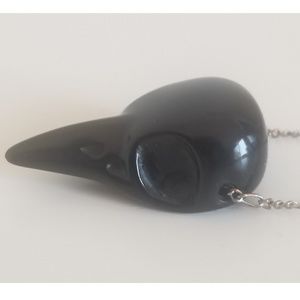 Jewelry - Spooky, Gothic Black Bird Skull Necklace Jewelry - Spooky, Gothic Black Bird Skull Necklace